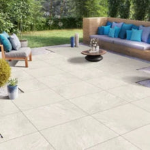 Load image into Gallery viewer, Kansas Beige Outdoor Tile (2 per Box) - Outdoor Tiles
