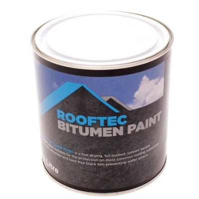 Bitumen Paint - All Sizes - Rooftec Roofing