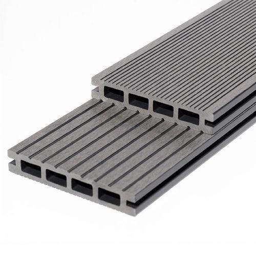 RynoTerrace Classic Grooved Reversible Composite Deck Board Sample - Ryno Outdoor & Garden