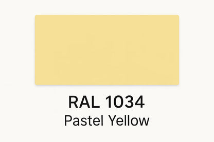 RAL 1034 Pastel Yellow - 400ml Aerosol Spray Paint Any Finish