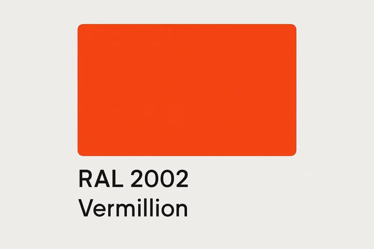 RAL 2002 Vermillion - 400ml Aerosol Spray Paint Any Finish - Tameside Paints & Supplies Ltd Oranges