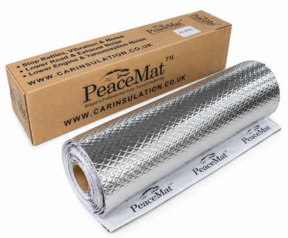 Camper Van Sound Deadening Mat, PeaceMAT XR 6m Roll in Silver