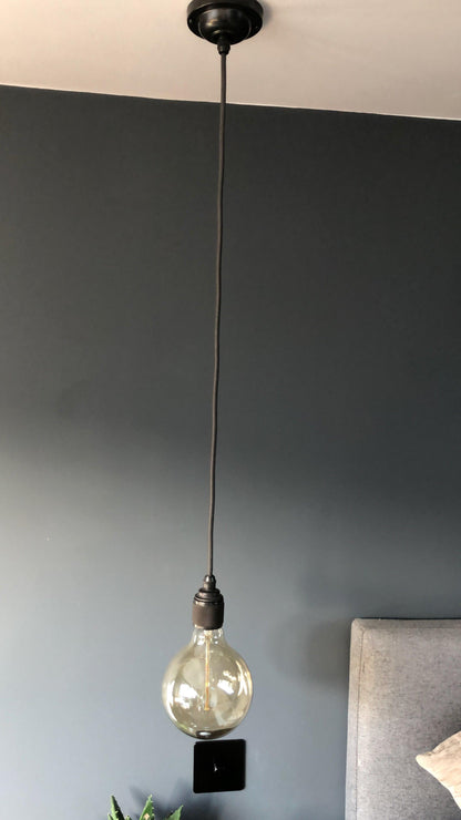 Single Hanging Pendant Light | Bedside, Kitchen & Flexible Ceiling Lighting UK
