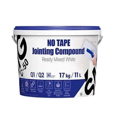 SMIG C-50 Ready Mixed No Tape Jointing Compound - White x 17Kg - SMIG