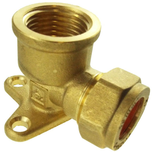 Wall Mount Copper Pipe 15mm 1/2"BSPF - Best4Trade-Retail Tech Hose & Fittings