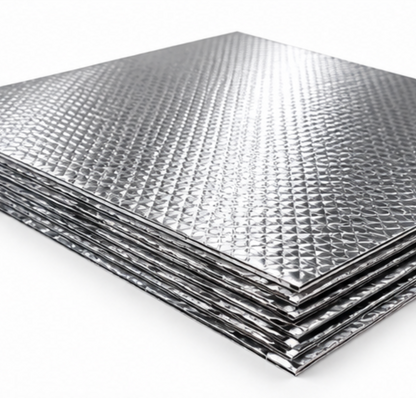 20x Campervan Sound Deadening Sheets - Silver Butyl Soundproofing Mats for Car, Van & Doors (PeaceMAT XR)