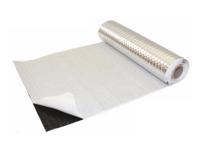 Camper Van Noise Dampening Mat, PeaceMAT XR, 4m Roll in Silver