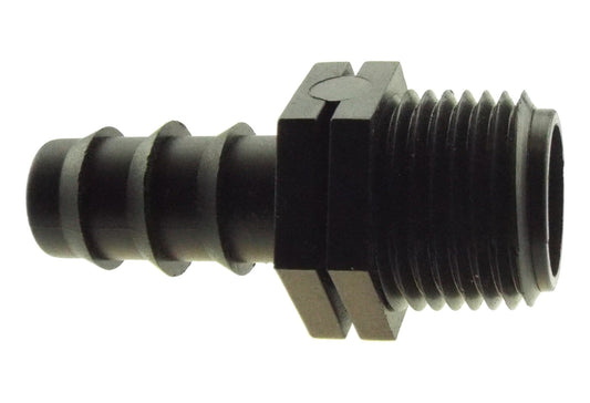 Joiner for 1/2" Irrigation Pipe with 3/4" BSPM Thread