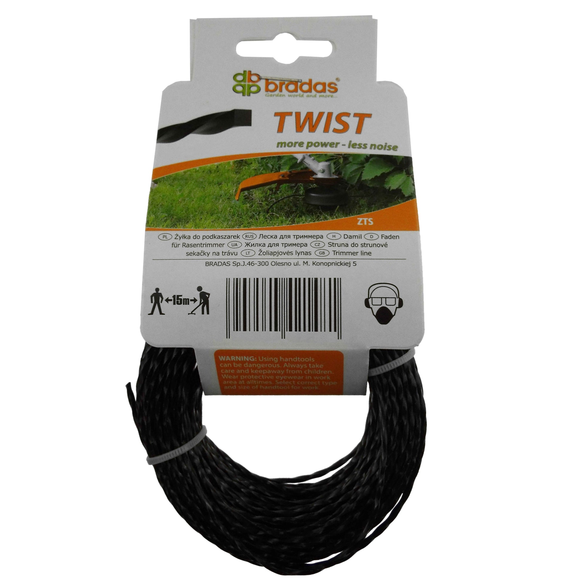Strimmer Line ZTS 2mm x 15m - Best4Trade-Retail Garden tools & Accesories