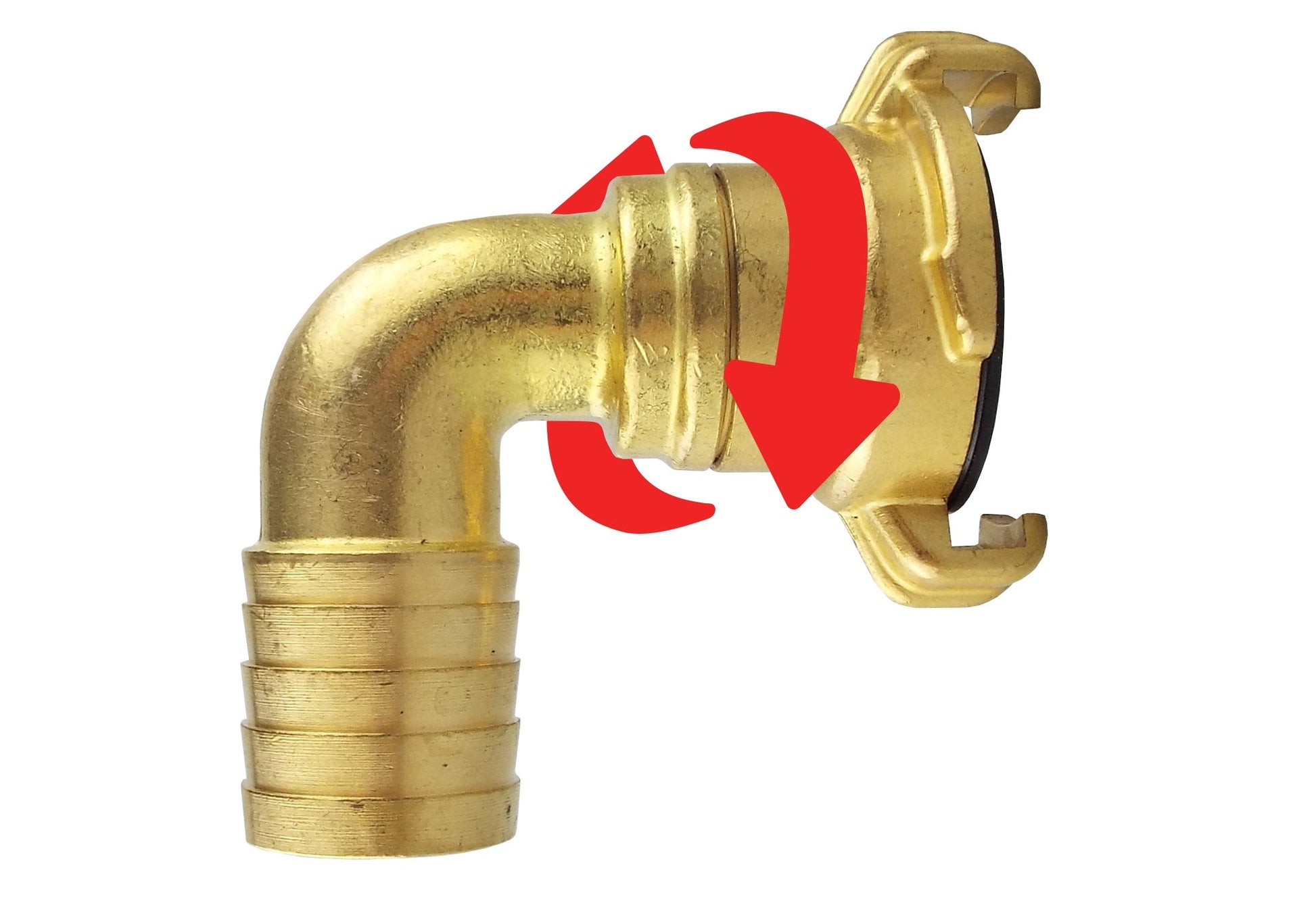 Claw Brass - Swivel Elbow 1/2" Hose - Best4Trade-Retail Tech Hose & Fittings
