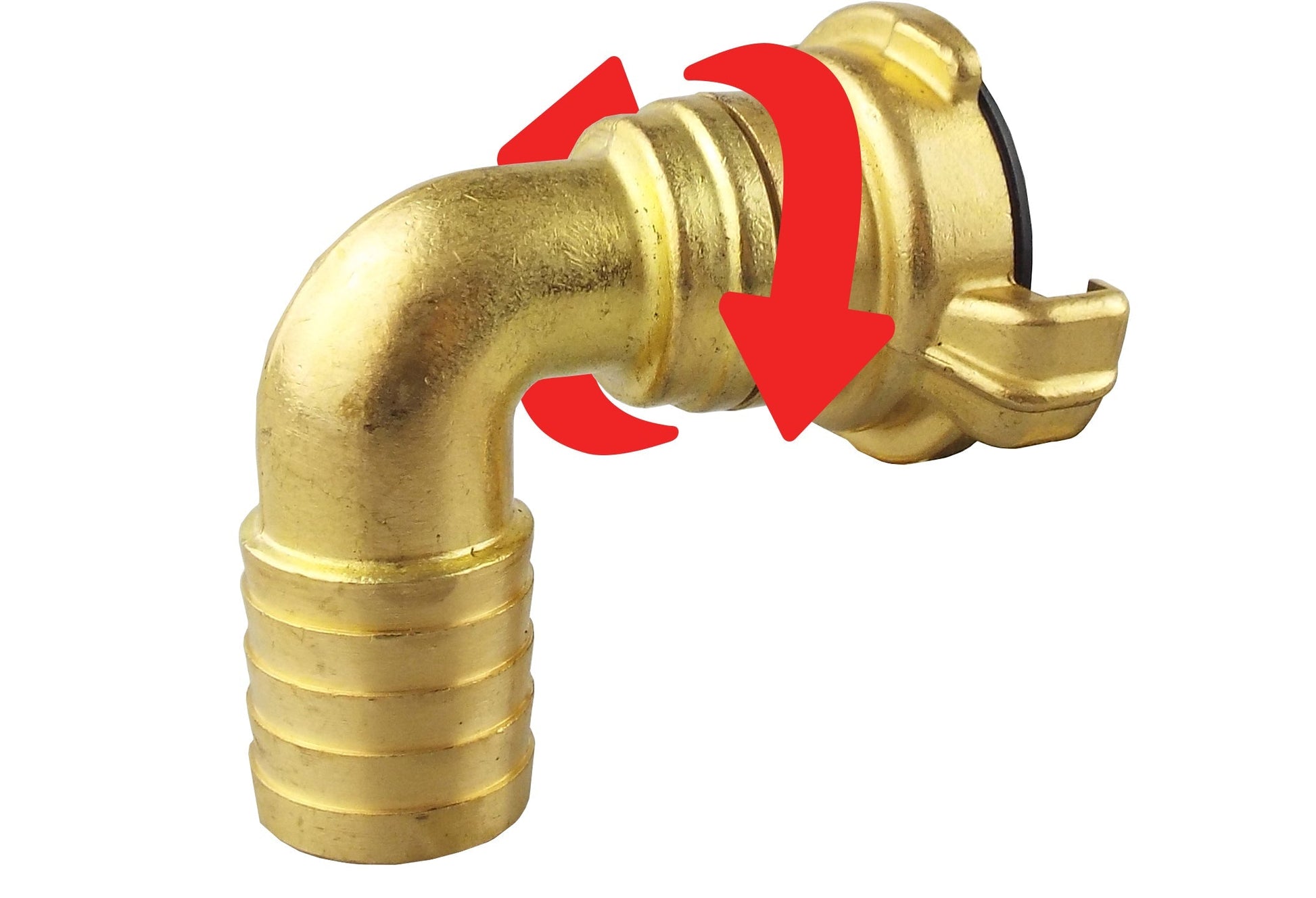 Claw Brass - Swivel Elbow 1" Hose - Best4Trade-Retail Tech Hose & Fittings