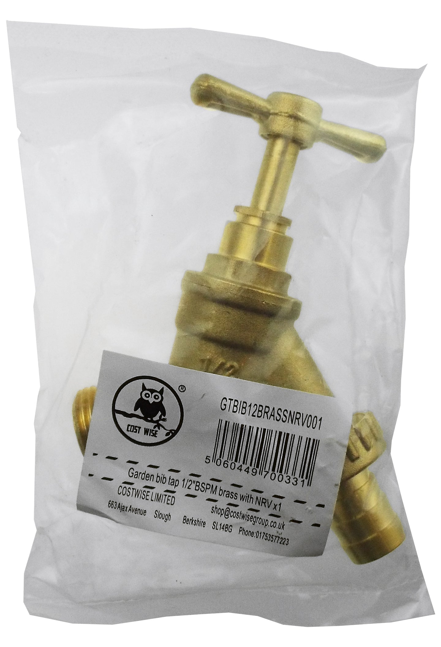 Garden Bib Tap Brass 1/2" BSPM Inlet - Best4Trade-Retail Garden watering