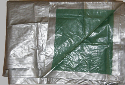 Silver M-Grade Tarpaulin 4m x 5m - Best4Trade-Retail Tarpaulins