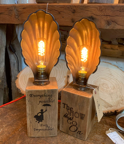 Theatre Footlight Personalised Table Lamp | Unique Stage & Drama Gift UK