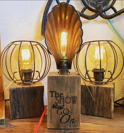 Theatre Footlight Personalised Table Lamp | Unique Stage & Drama Gift UK