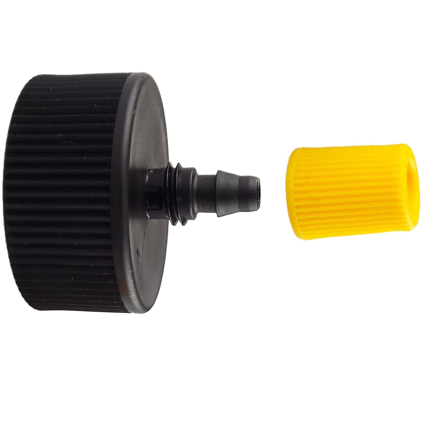 Tap Connector 3/4" BSPF - 4mm Micro Tube Black Yellow - Best4Trade-Retail Garden watering