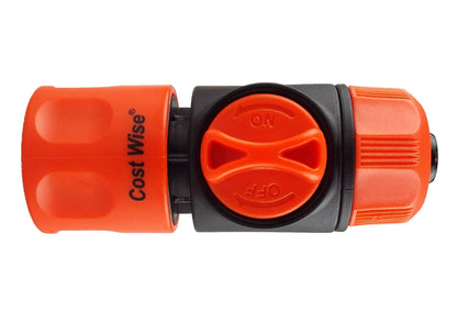 Cost Wise Hose Connector with Valve - Best4Trade-Retail Garden watering