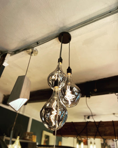 Triple Evo Cluster Pendant Light | Kitchen Island, Stairwell & Dining Lighting UK
