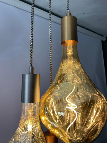 5 Light Cluster Evo Pendant Chandelier | Stairwell & High Ceiling Lighting UK