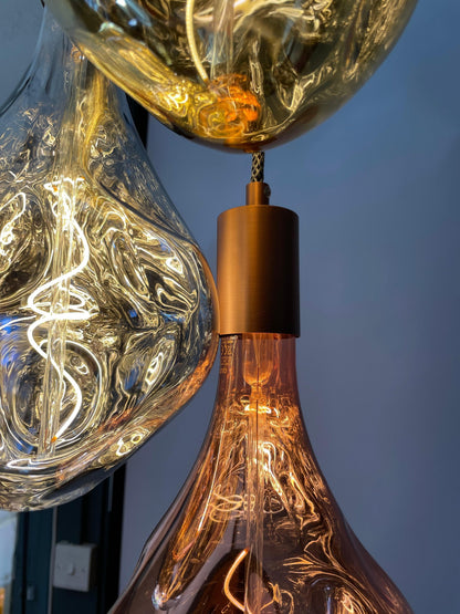 5 Light Cluster Evo Pendant Chandelier | Stairwell & High Ceiling Lighting UK