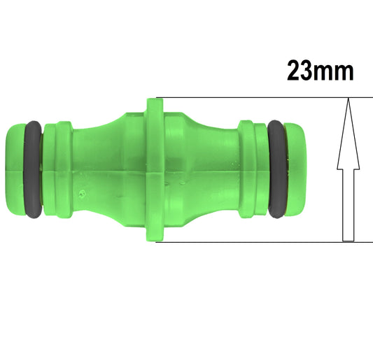 Two Way Connector Male 23mm Green - Best4Trade-Retail Garden watering