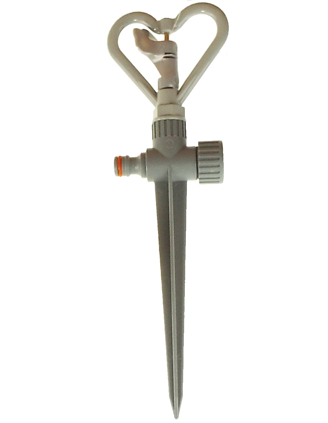 Rotary Butterfly Lawn Sprinkler on Spike De Luxe - White Line - Best4Trade-Retail Garden watering