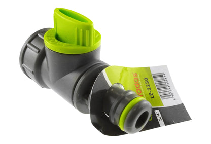 Tap Adapter with Valve ¾” BSPF – Snap-On Connector, Lime - Best4Trade-Retail Garden watering