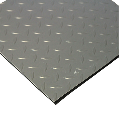 Floorflex Grey Camper Van Floor Soundproofing Checker 5mm PVC Mat + Foam