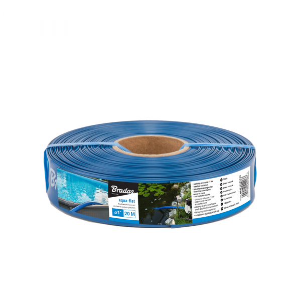 Lay Flat 1" Aqua Hose with Clip 20m - Best4Trade-Retail Tech Hose & Fittings