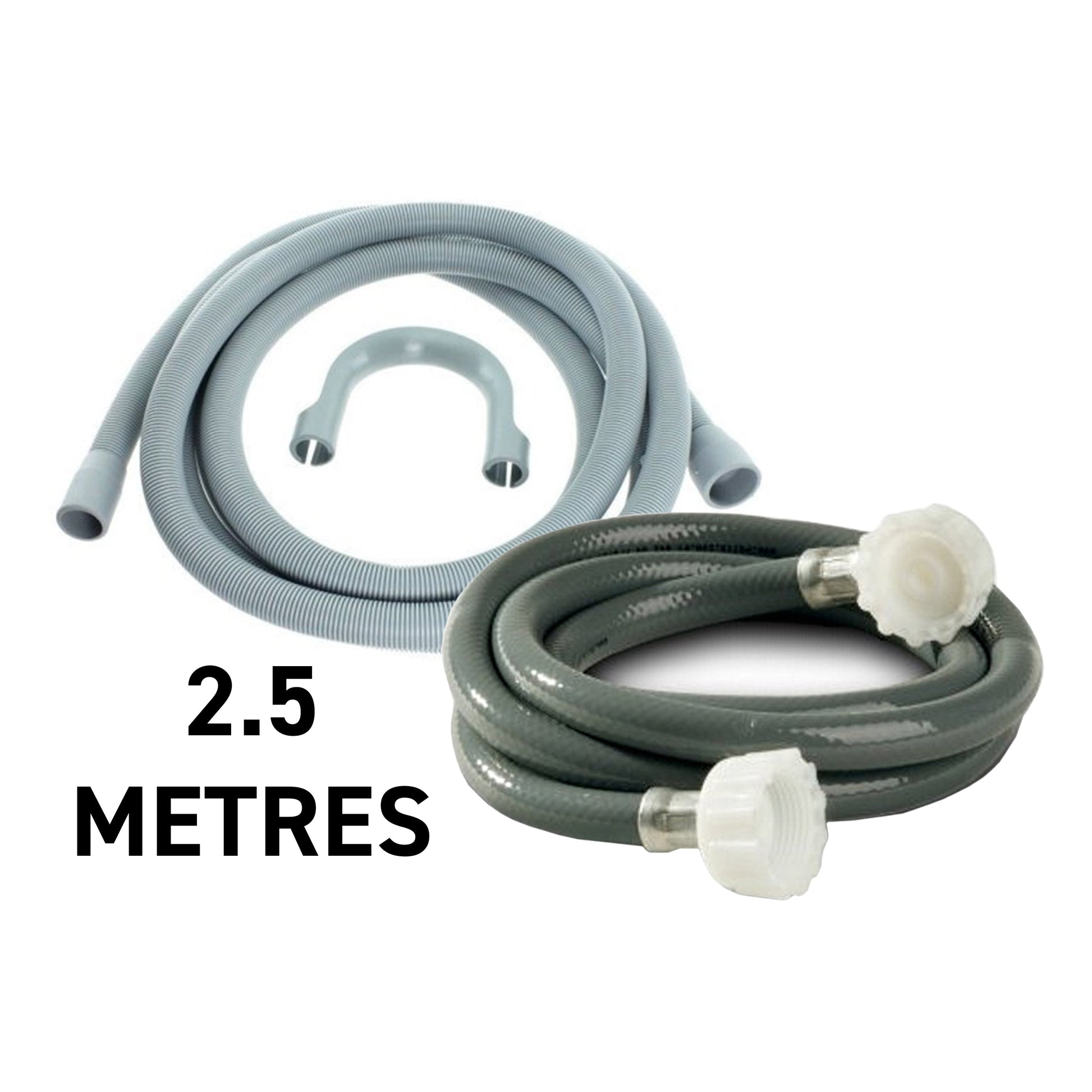 Replacement Washing Machine Pipe Set 2.5m - Best4Trade-Retail Tech Hose & Fittings