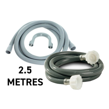 Replacement Washing Machine Pipe Set 2.5m - Best4Trade-Retail Tech Hose & Fittings