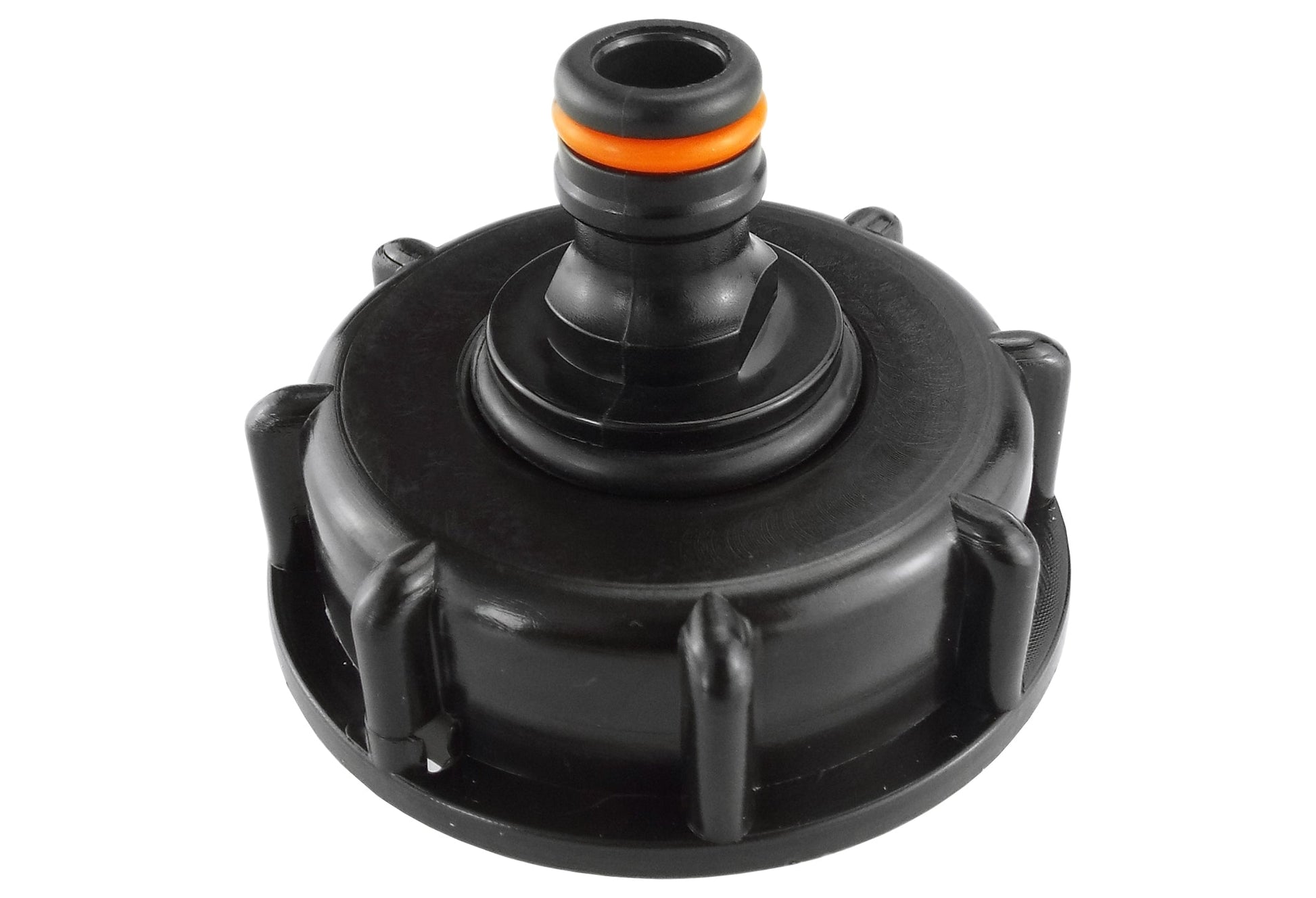 IBC 2” S60X6 Cap with Male Quick Connector Black - Best4Trade-Retail
