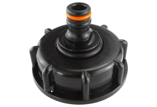 IBC 2” S60X6 Cap with Male Quick Connector Black - Best4Trade-Retail