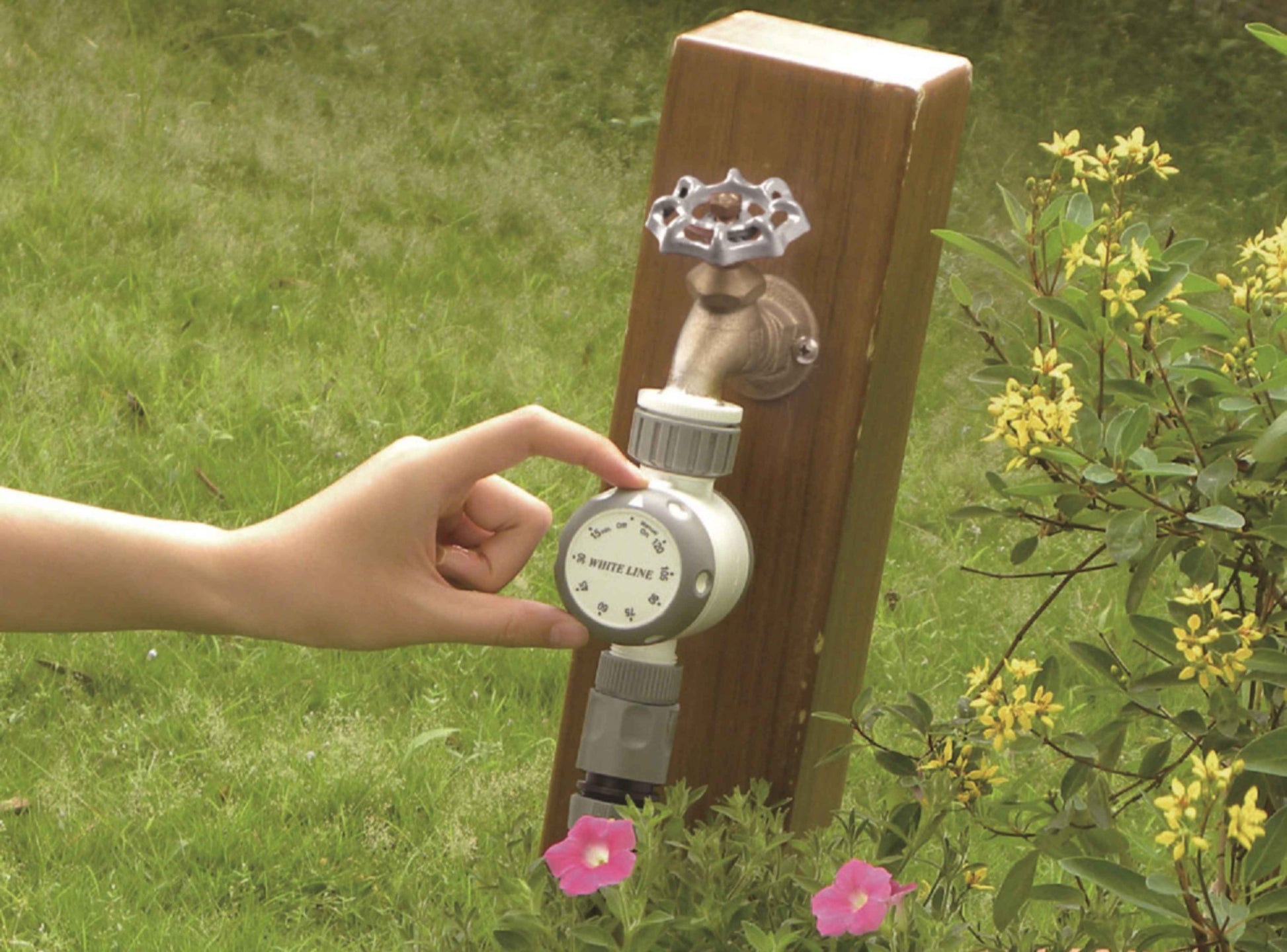White Line Mechanical Water Timer - Best4Trade-Retail Garden watering