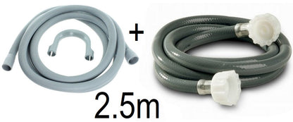 Replacement Washing Machine Pipe Set 2.5m - Best4Trade-Retail Tech Hose & Fittings