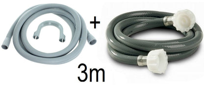 Replacement Washing Machine Pipe Set 3m - Best4Trade-Retail Tech Hose & Fittings