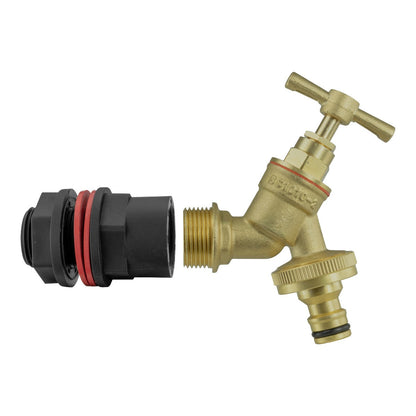 Water Butts Kit 1/2" with Brass Tap & Snap On - Best4Trade-Retail Tech Hose & Fittings