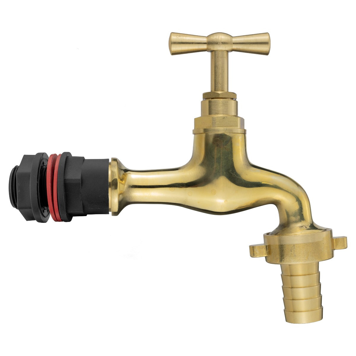Water Butts Kit 1/2" With Polish Brass Tap 19mm Outlet and Drill Bit - Best4Trade-Retail Tech Hose & Fittings