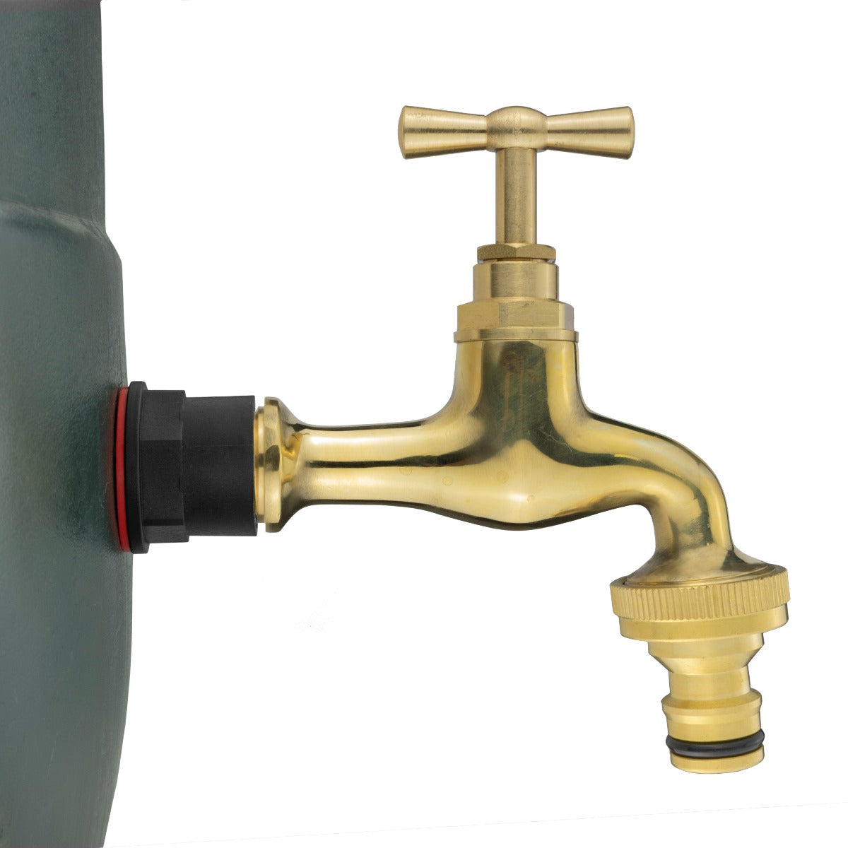 Water Butts Kit 1/2" With Polish Brass Tap & Snap On Connector - Best4Trade-Retail Tech Hose & Fittings