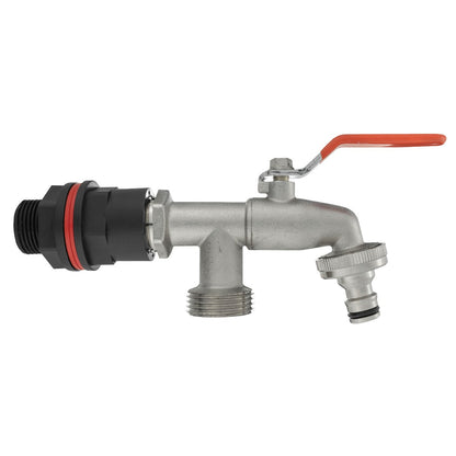 Water Butts Kit 3/4" With Double Tap - Best4Trade-Retail Tech Hose & Fittings