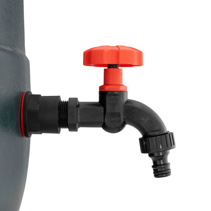 Water Butts Kit 3/4" PP Black Tap and Drill Bit - Best4Trade-Retail Tech Hose & Fittings