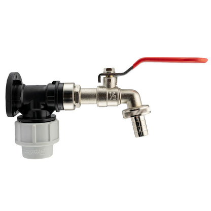 Wall Flange Kit 20mm MDPE - Lever Tap 1/2" - Best4Trade-Retail Tech Hose & Fittings