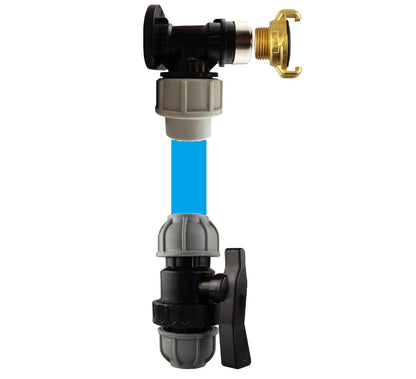 Wall Flange Kit 20mm MDPE - Geka & In Line Valve - Best4Trade-Retail Tech Hose & Fittings
