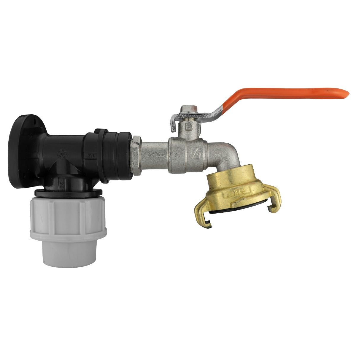 Wall Flange Kit 20mm MDPE - Lever Tap 1/2" & Geka - Best4Trade-Retail Tech Hose & Fittings