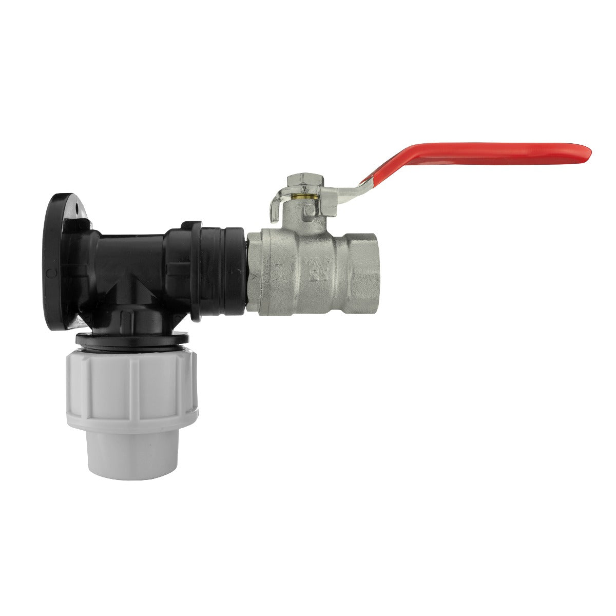 Wall Flange Kit 20mm MDPE - Lever Valve - Best4Trade-Retail Tech Hose & Fittings
