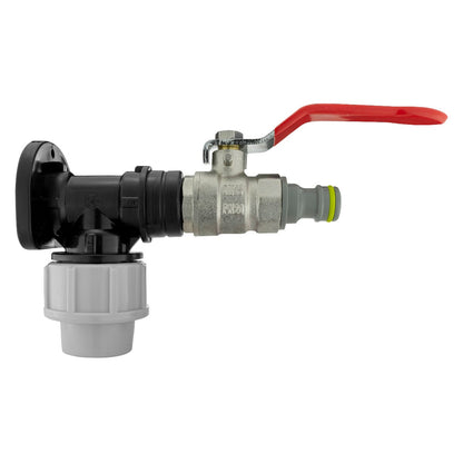 Wall Flange Kit 20mm MDPE - Lever Valve & Snap On - Best4Trade-Retail Tech Hose & Fittings