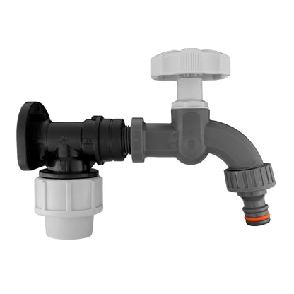 Wall Flange Kit 20mm MDPE - PP Bib Tap WL - Best4Trade-Retail Tech Hose & Fittings