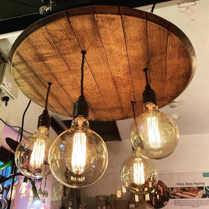 Whiskey Barrel Pendant Light | Round Oak Conservatory, Kitchen & Dining Lighting