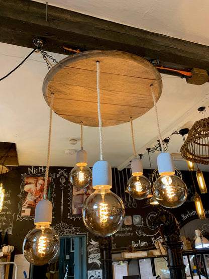 Whiskey Barrel Pendant Light | Round Oak Conservatory, Kitchen & Dining Lighting