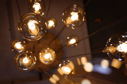 Rustic Cascade Chandelier | 15 Light Stairwell & High Ceiling Lighting UK
